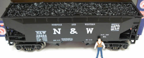 RMT COAL24 Norfolk & Western 2-Bay Coal Hopper (Set of 2)