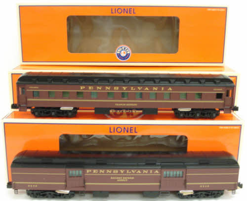 Lionel 6-25519 O Pennsylvania Heavyweight Passenger Car (Set of 2)