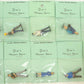 O Scale 10 Pewter Hand Painted Figures for Train Layout
