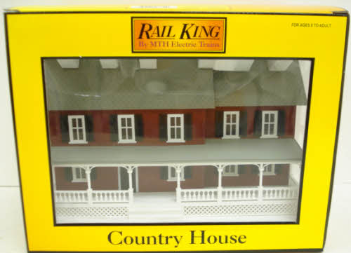 MTH 30-90242 Maroon Country House with Black Shutters