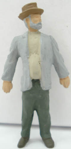 Arttista 1418 Standing Hiding Hobo Pewter Figure Hand Painted