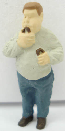 Arttista 1460 Boy Eating Pretzels Pewter Figure