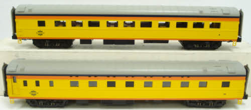 MTH 20-66098 O Chessie 70' Streamlined Slpr/Diner Passenger Car Set (Set of 5)