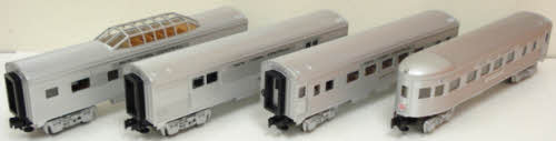 Lionel 6-15180 O Gauge New York Central Streamliner 4-Car Passenger Set