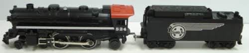 Lionel 6-18682 AT&SF 4-4-2 Columbia Steam Locomotive & Tender #524