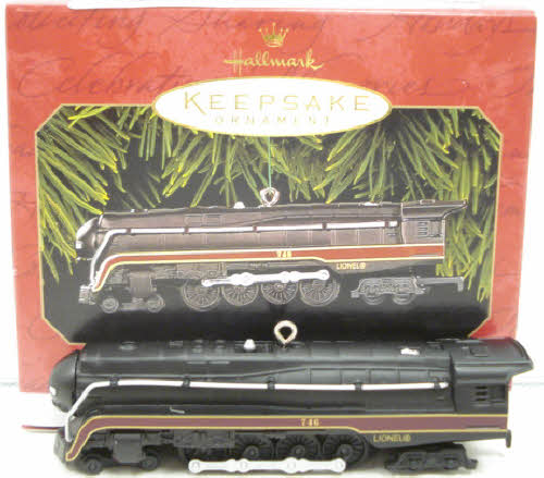 Hallmark QX6377 Lionel 746 Norfolk & Western Steam Locomotive Keepsafe Ornament
