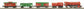 MTH 10-3036-1 Christmas Tinplate 260E O Gauge Steam Freight Train Set w/PS 2.0
