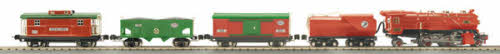 MTH 10-3036-1 Christmas Tinplate 260E O Gauge Steam Freight Train Set w/PS 2.0