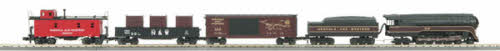 MTH 30-4184-1 N&W 4-8-4 Bantam J O Gauge Steam Freight Train Set w/PS 2.0