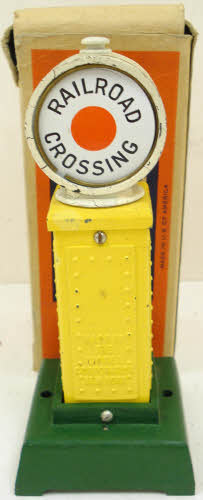 Lionel 87 Vintage O Prewar Flashing Crossing Signal-Drum Shaped Head