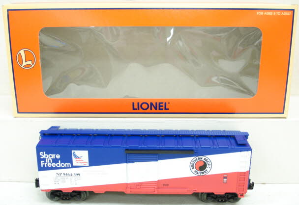 Lionel 6-29259 O Gauge Northern Pacific Bicentennial Boxcar #9464-399