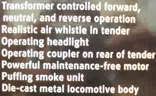 Lionel 6-30061 O Gauge UPS Centennial Steam Train Set