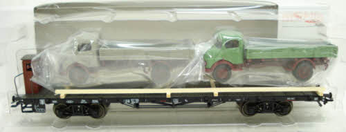 Marklin 46285 DB Flatcar with 2 Trucks