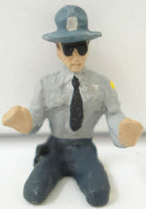 Arttista 1332 State Trooper Driving Pewter Figure