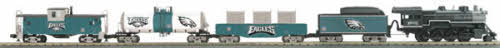 MTH 30-4129-1 Philadelphia Eagles RailKing 2-8-0 O Gauge Train Set w/PS 2.0