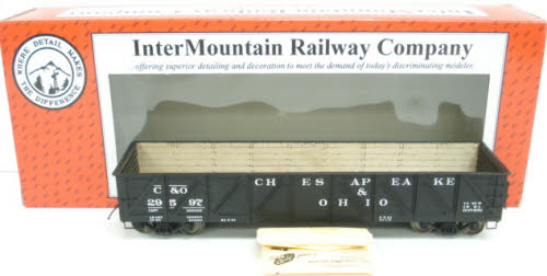 InterMountain 29597 O Chesapeake and Ohio Drop Bottom Gondola # 29597