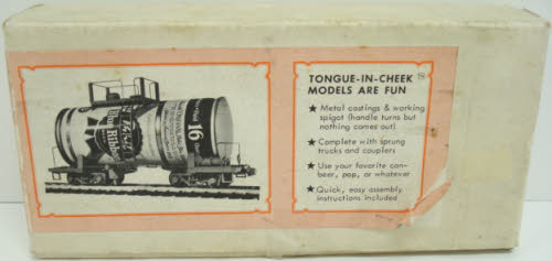 Walthers 933-5419 O Gauge 1/4" Scale Beer Can Tanker Kit (Less Can)