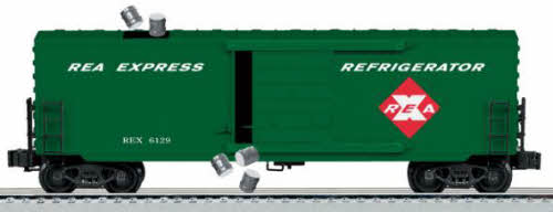 Lionel 6-21251 O Gauge REA Operating Boxcar #6129