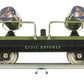 MTH 10-2164 Standard Gauge Civil Defense Searchlight Car w/Nickel