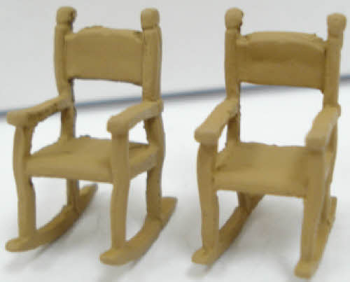 Arttista 1158 O Pewter Rocking Chairs (Pack of 2)