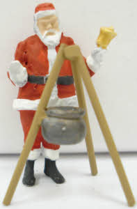 Arttista 1222 O Scale Santa with Kettle Pewter Figure