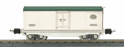 MTH 10-8024 Ivory/Peacock 2800 Series O Gauge Reefer Car