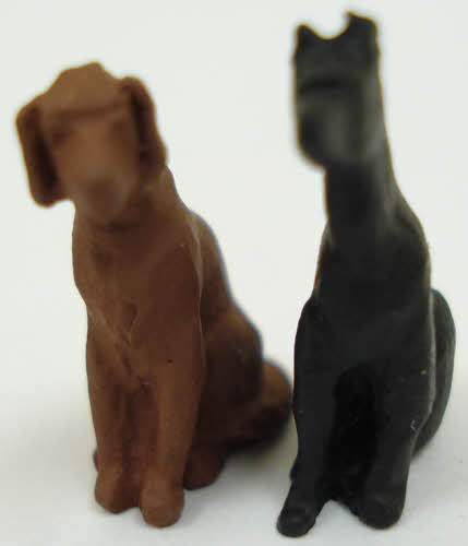 Arttista 1132 Pewter Sitting Dogs Pewter Figures