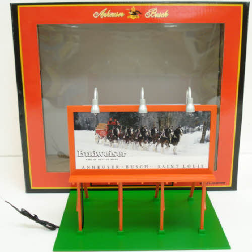MTH 30-90255 Anheuser-Busch Budweiser Lighted Billboard