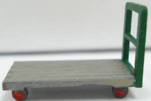 Arttista 1180 O Scale Pewter Industrial Platform Truck