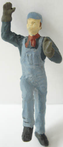 Arttista 1307 O Climbing Engineer Pewter Hand Painted Figure
