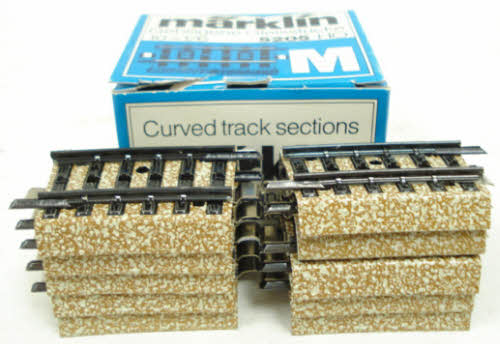 Marklin 5205 Ten Curved Track Sections