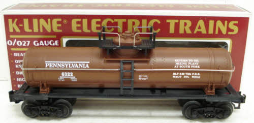 K-Line K-6322 O Gauge Pennsylvania Tank Car