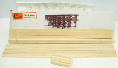JV Models 4014 O Bridge Timber Trestle Builds up to 16 x 18