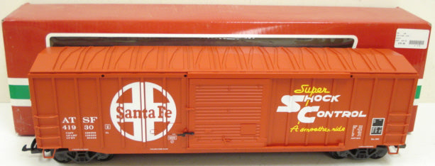 LGB 41930 G Gauge Santa Fe Super Shock Control Boxcars #41930