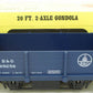 Aristo-Craft 40005 Batimore & Ohio 20 Foot 2 Axle Gondola