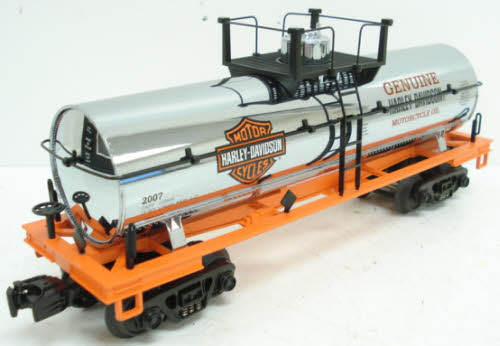 MTH 30-73220 Harley Davidson Tank Car (Chrome)