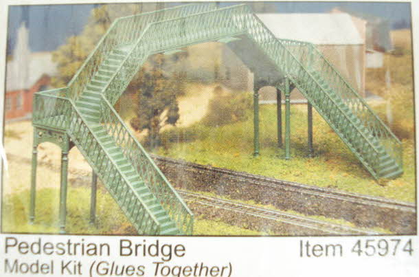 Bachmann 45974 O Plasticville Pedestrian Bridge Model Kit