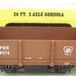 Aristo-Craft 40001 Pennsylvania 20 Foot Gondola