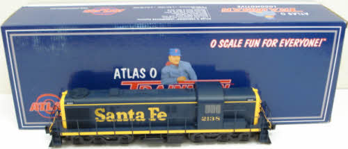 Atlas 0408-1 O Santa Fe Trainman RSD-4/5 Diesel Locomotive #2138 - 3-Rail