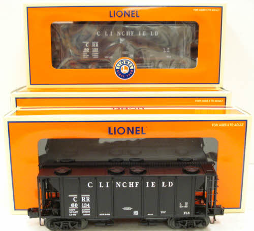 Lionel 6-11852 O Gauge Clinchfield 2-Bay PS-2 Covered Hopper (Pack of 2)