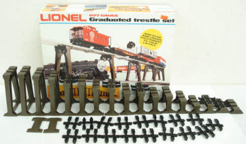 Lionel 6-2110 O27 Gauge Graduated Trestle Set