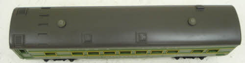 Lionel 2400 Vintage O Lionel Lines Green/Gray Maplewood Lighted Pullman Car