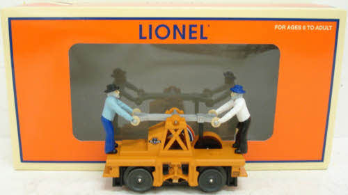 Lionel 6-28420 O Gauge Denver & Rio Grande Western Operating Handcar