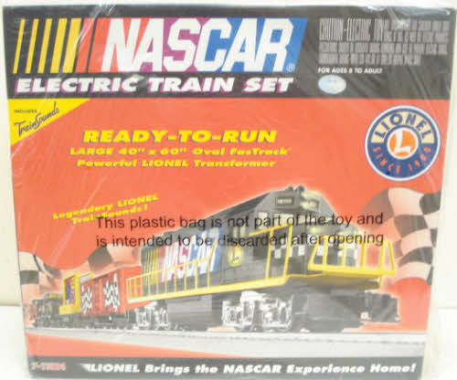 Lionel 7-11004 O Gauge NASCAR Diesel Train Set
