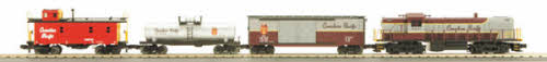 MTH 30-4178-1 Canadian Pacific RailKing RS-3 O Gauge Diesel Train Set w/PS2
