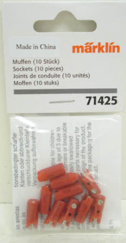 Marklin 71425 Red Sockets (Pack of 10)