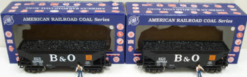 RMT COAL23 Baltimore & Ohio 2-Bay Coal Hopper (Set of 2)