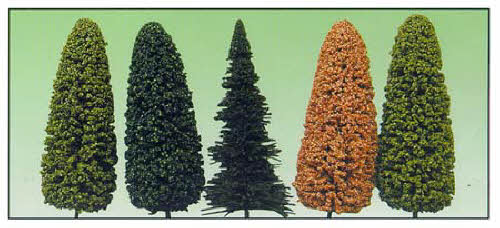 Model Power 1439 O Scale Tree Assortment (5)