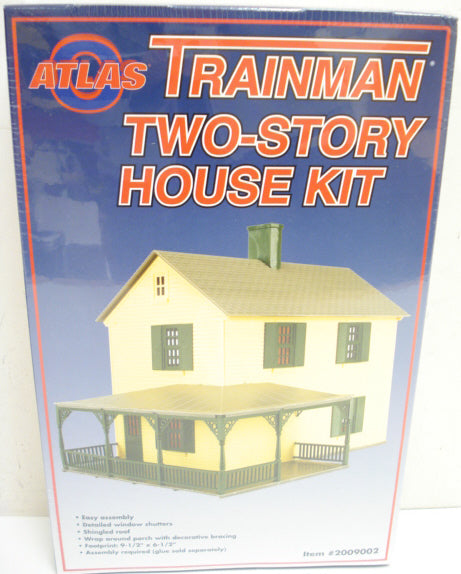 Atlas 2009002 O Scale Trainman 2-Story Rural House Kit