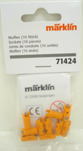 Marklin 71424 Orange Sockets (Pack of 10)